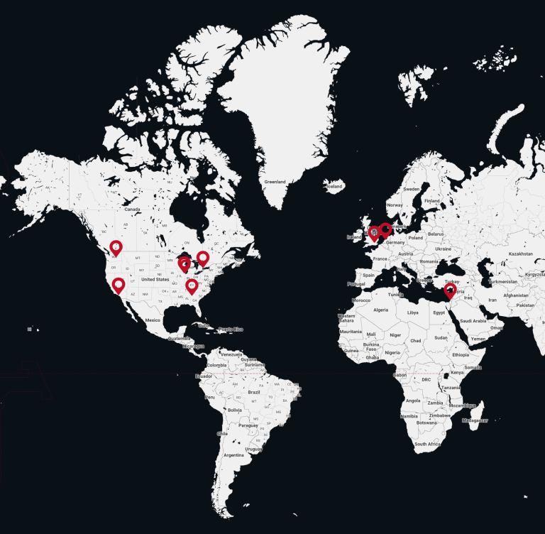 Data Center Portfolio Map